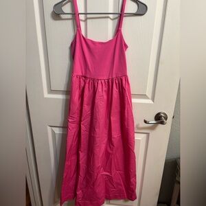 Hot Pink Old Navy Midi Sundress